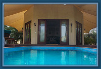 Private pool at the hotel